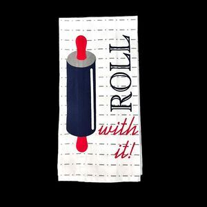 Roll With It Farmhouse Flour Sack Kitchen Towel 15" x 25" Cotton